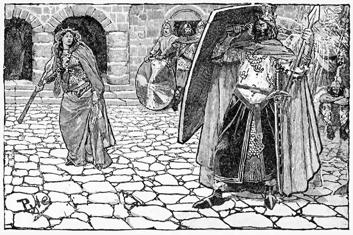 Файл:The Trial of Strength by Howard Pyle.jpg — Википедия Файл:The Trial of Strength by Howard Pyle.jpg — Википедия