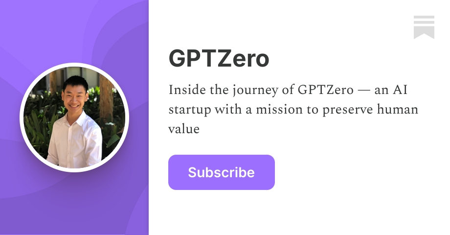 GPTZero | Edward Tian | Substack