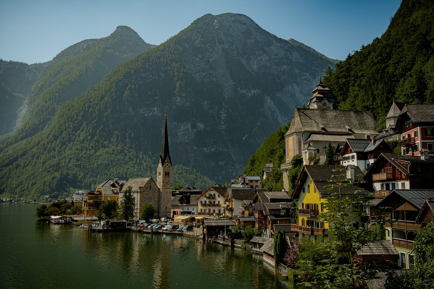 May be an image of lake, Eltz Castle and mountain