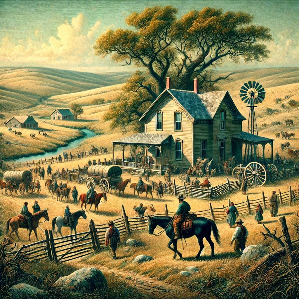 1863 homestead of Daniel Freeman near Beatrice, Nebraska