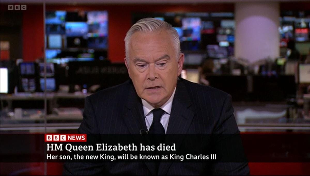 Huw Edwards 'practised announcement of Queen's death in mirror'