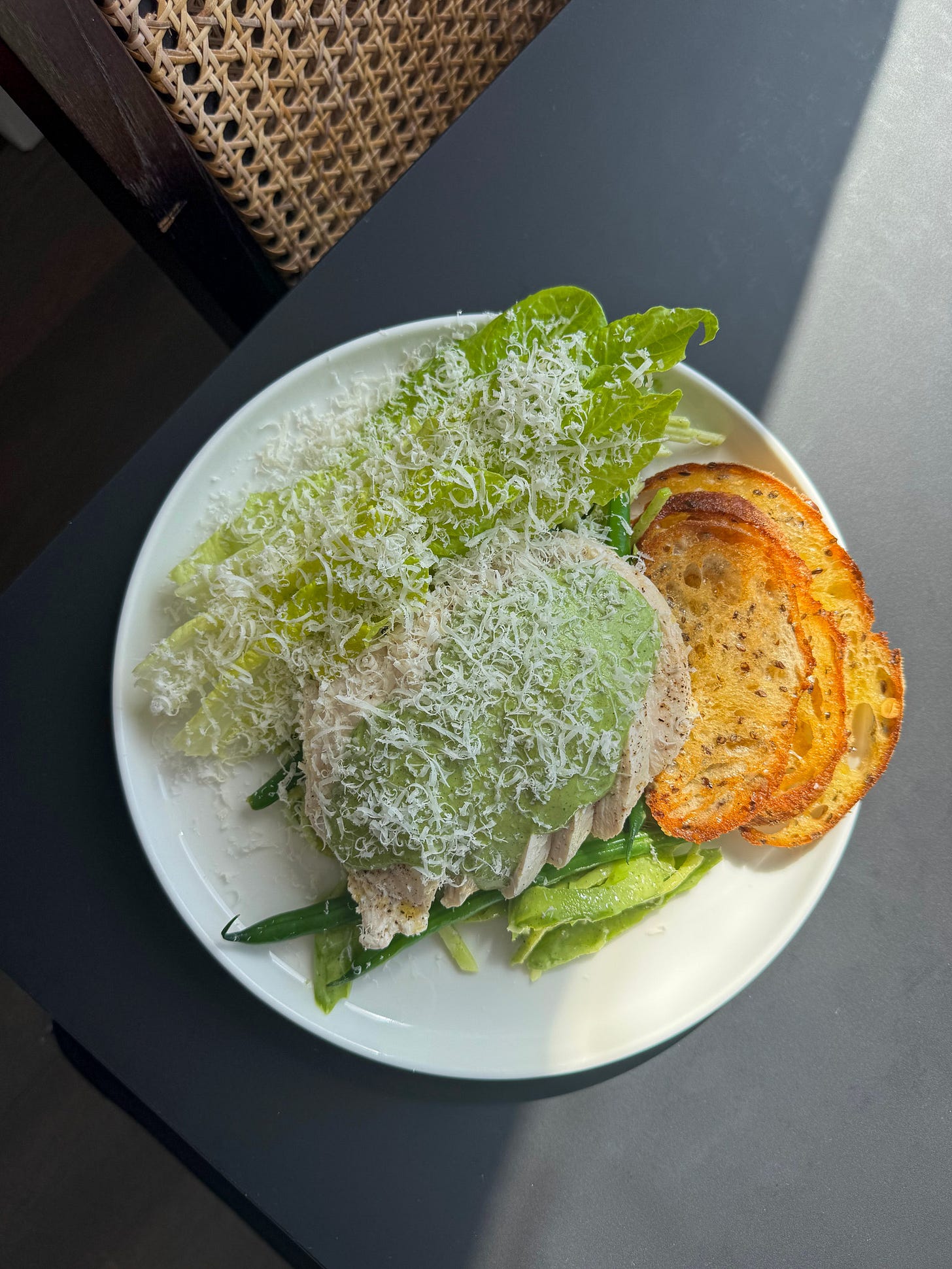 Recipe: A Spring Chicken Salad with Green Goddess Dressing