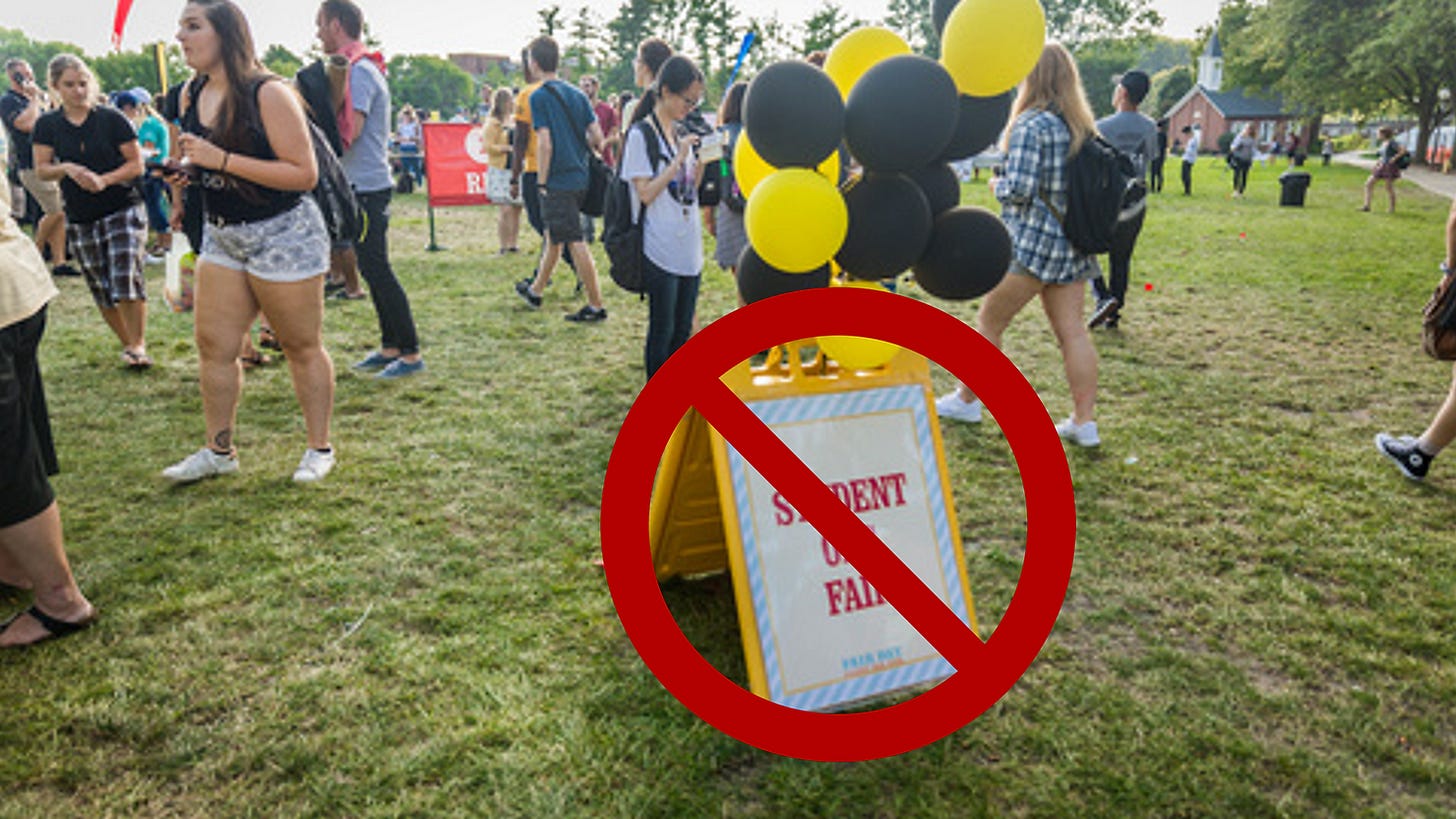 engagement fair sign