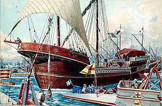 File:A Genoese nave, 13th-14th centuries.jpg