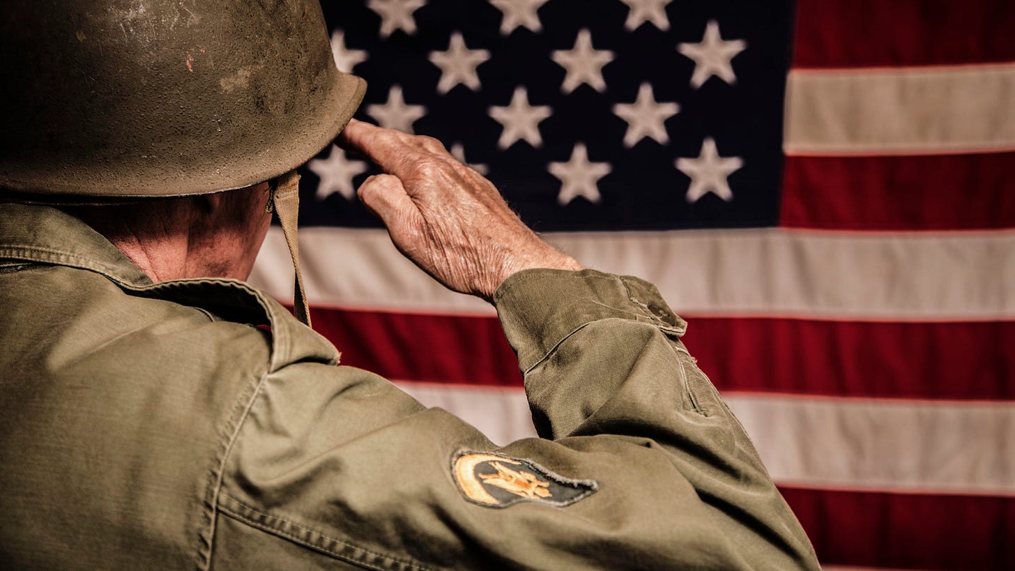 WATCH: 88-year-old veteran stops to salute every flag on his morning walk