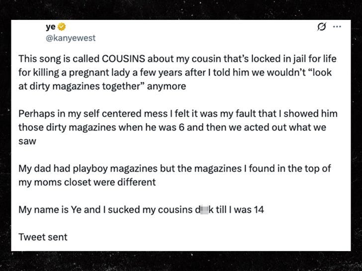 Kanye West Reveals Incestuous Relationship With Cousin When He Was a Teen - Coon Rapids Tribune