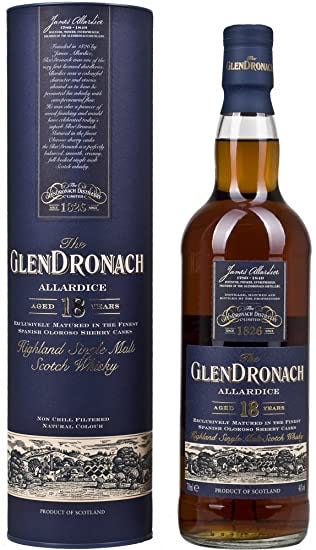 GlenDronach 18 Year Old Allardice Highland Single Malt Scotch ... GlenDronach 18 Year Old Allardice Highland Single Malt Scotch ...