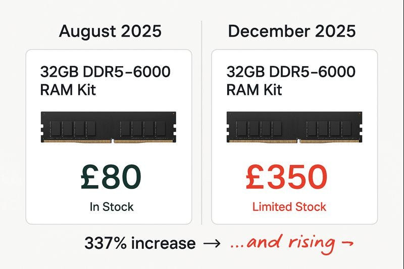 The RAM Crisis of 2025: Why Your Next Computer Just Got Impossible to Afford | by EvoPP | Medium The RAM Crisis of 2025: Why Your Next Computer Just Got Impossible to Afford | by EvoPP | Medium