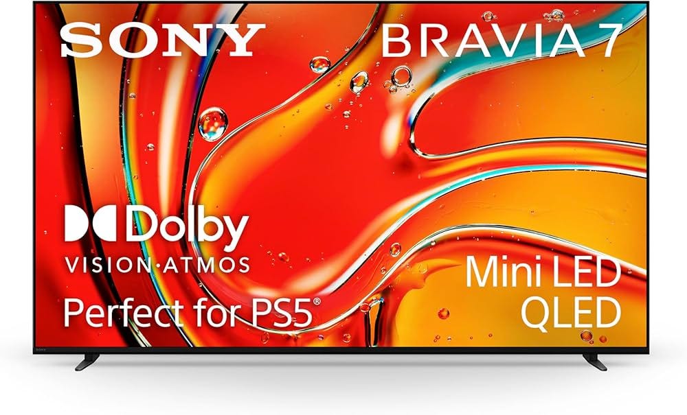 Amazon.com: Sony 55 Inch Mini LED QLED 4K Ultra HD TV BRAVIA 7 Smart Google  TV with Dolby Vision HDR and Exclusive Features for PlayStation®5  (K-55XR70) : Electronics