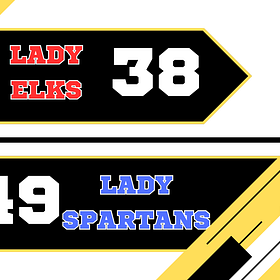 Lady Spartans beat Lady Elks 49-38