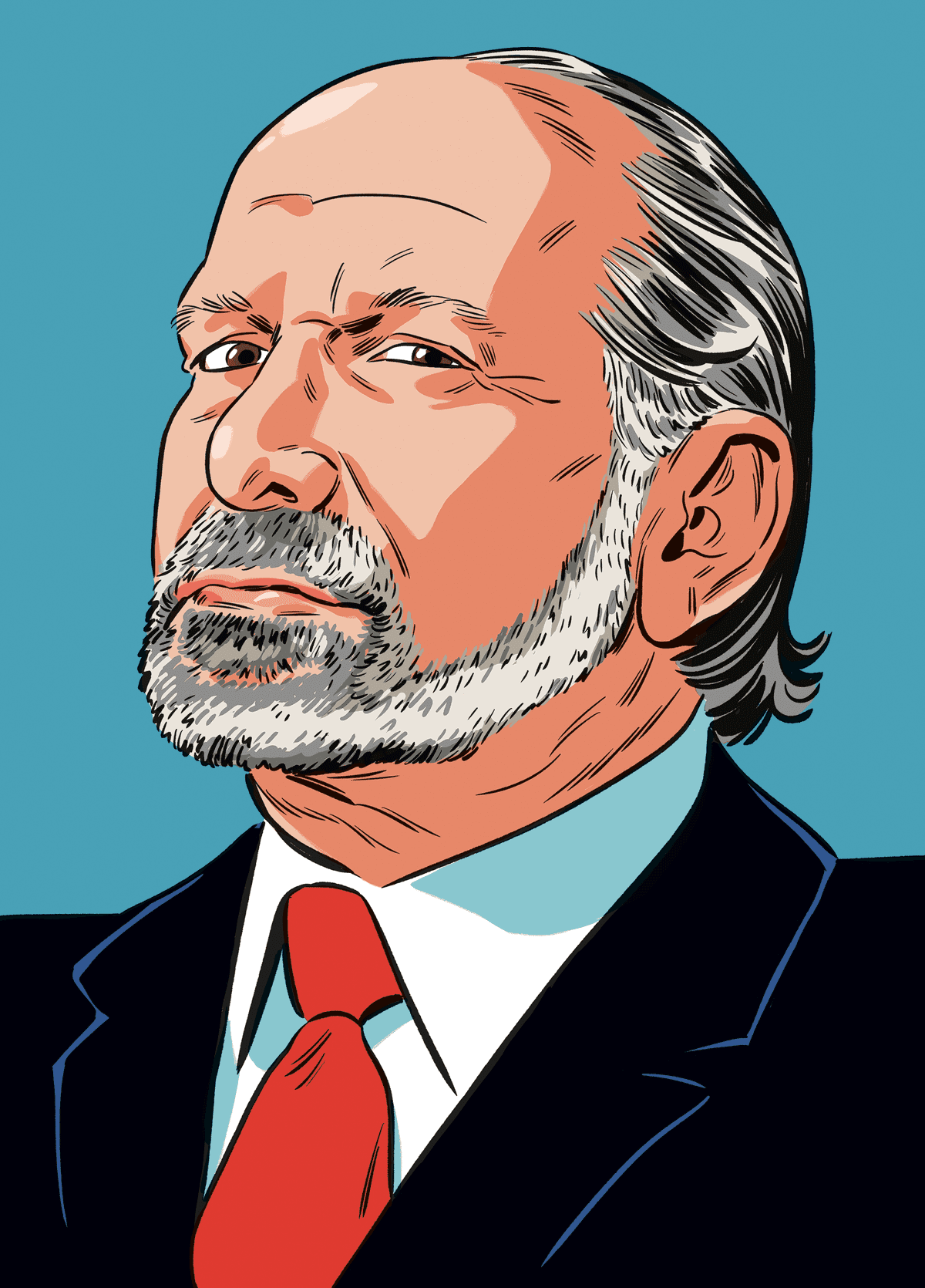 A person wearing a jacket and tie.