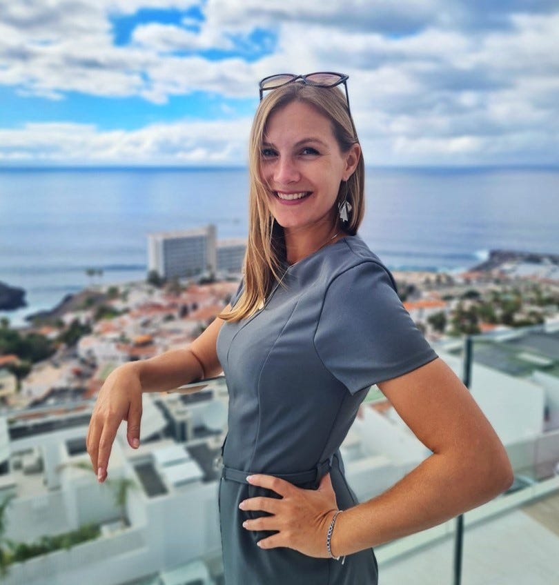 Lydia in ihrer Wahlheimat Teneriffa