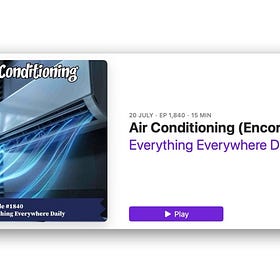 Air conditioning in a climate-conscious home