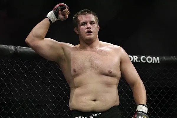 BeigeFrequency Cole Konrad was an unbeaten Bellator champion described by  Brock Lesnar as the strongest man he ever met, but left the sport before  his prime to become a Broker.
