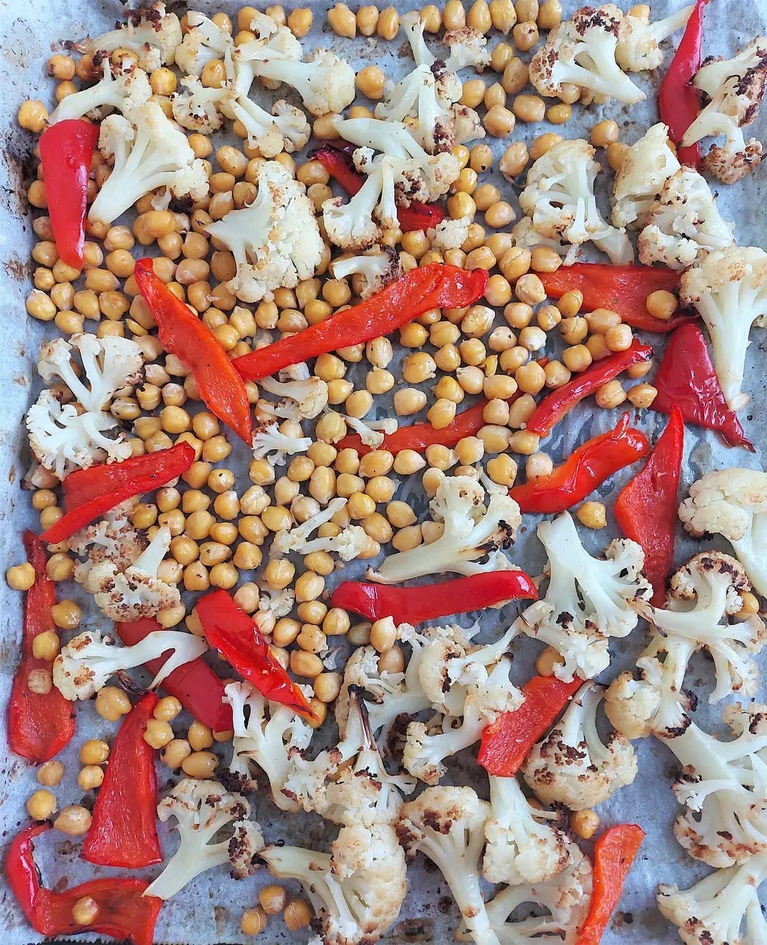 Roasted Cauliflower & Chickpeas | Quench Foods