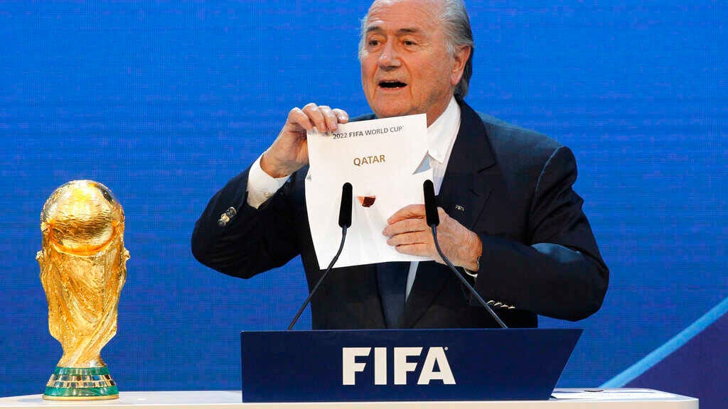 Sepp Blatter: Qatar World Cup a mistake, says ex-FIFA president : NPR Sepp Blatter: Qatar World Cup a mistake, says ex-FIFA president : NPR