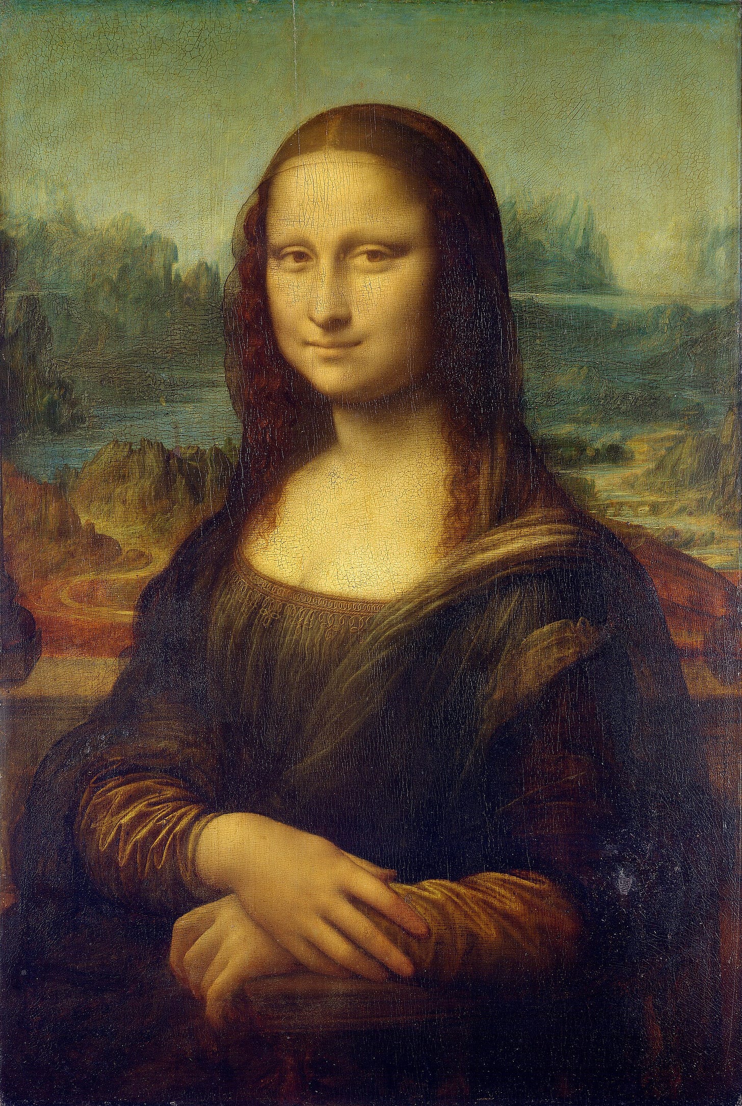 The Mona Lisa portrait by Leonardo da Vinci The Mona Lisa portrait by Leonardo da Vinci