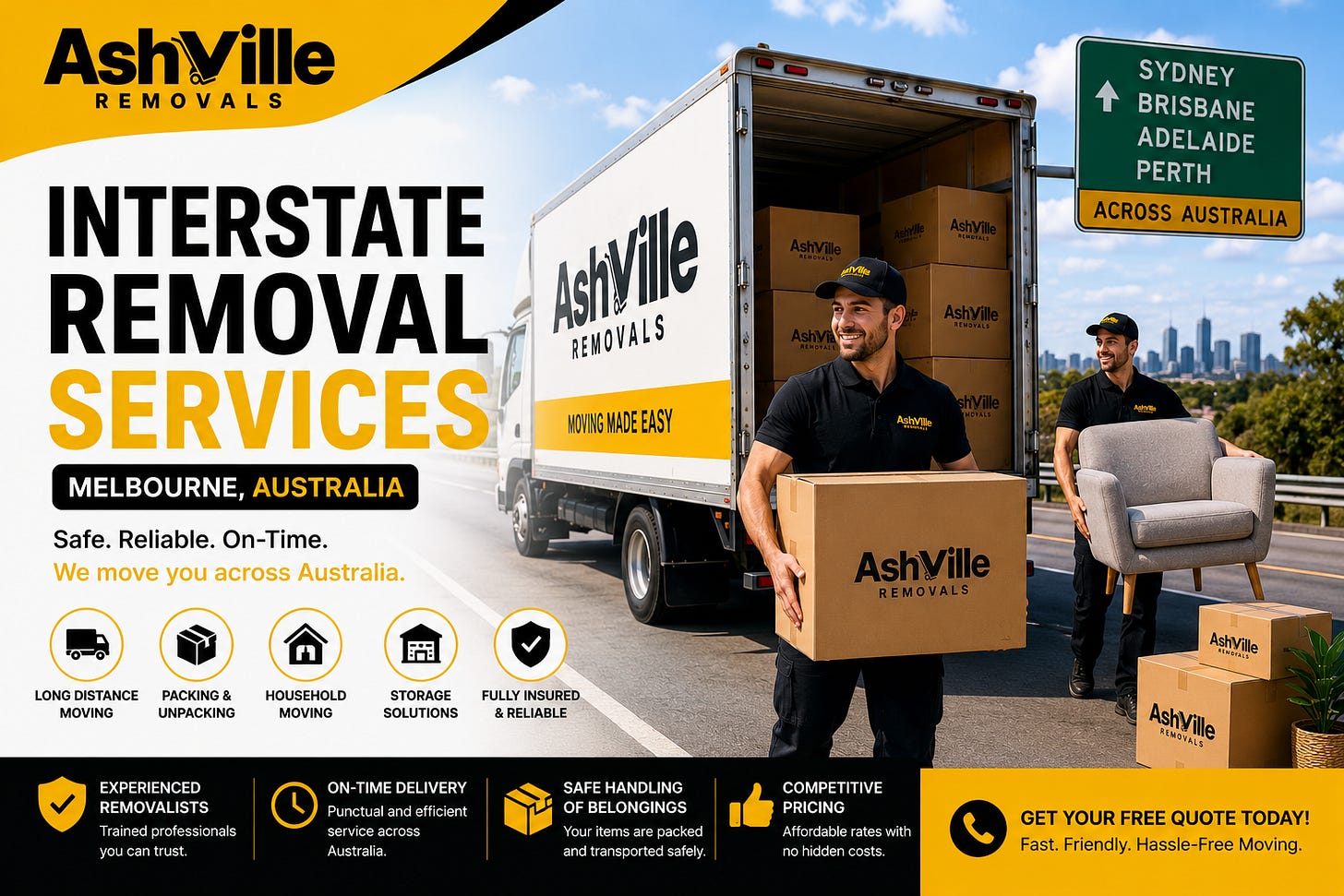 Interstate Removal Services-Ashville Removals