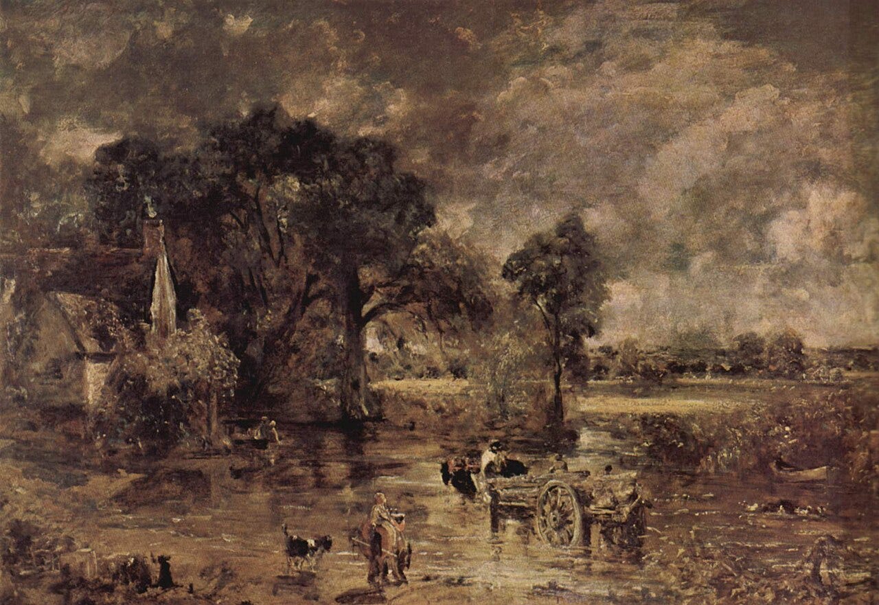 Constable The Hay Wain English landscape