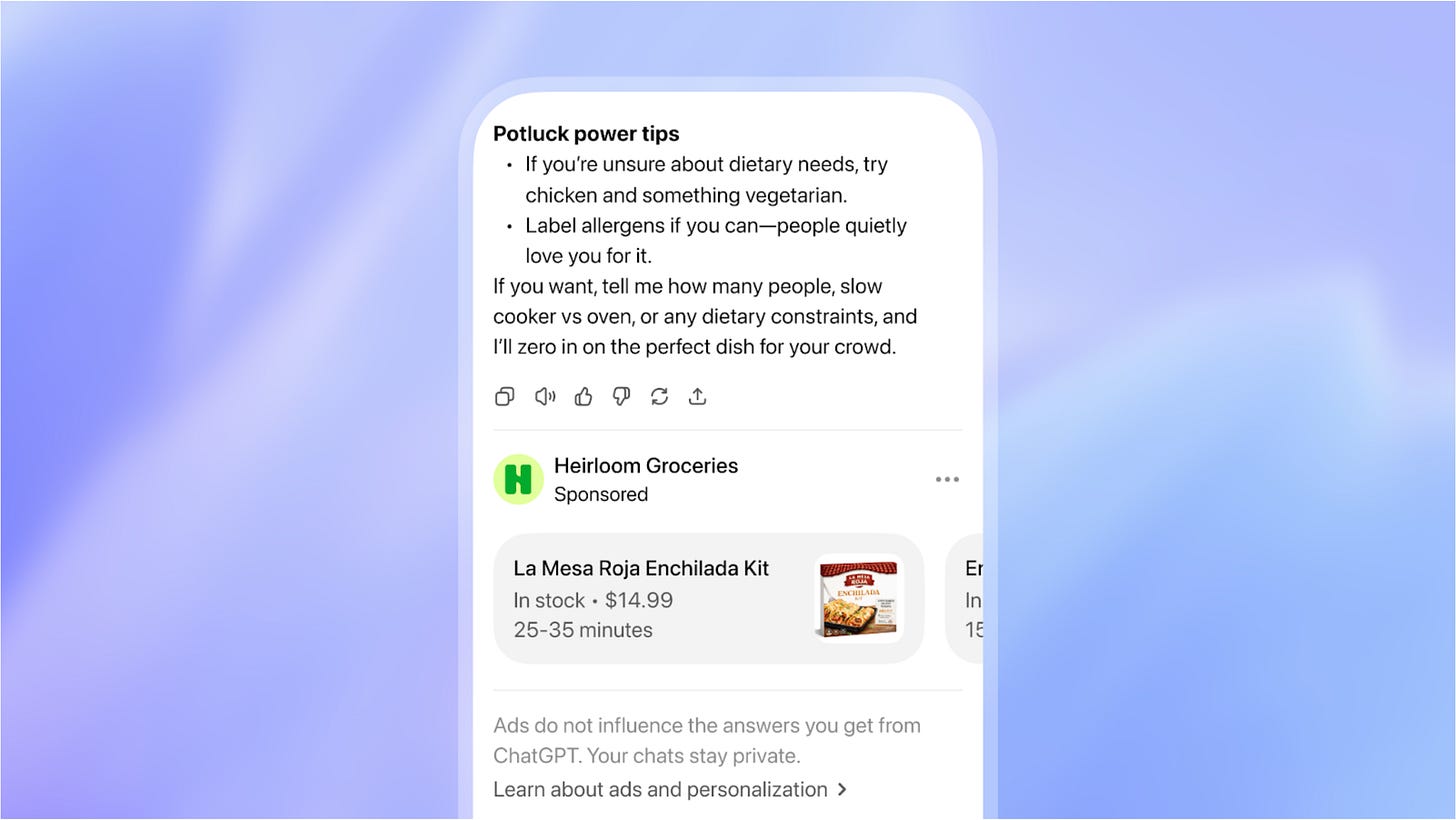 Ads in ChatGPT | OpenAI Help Center Ads in ChatGPT | OpenAI Help Center