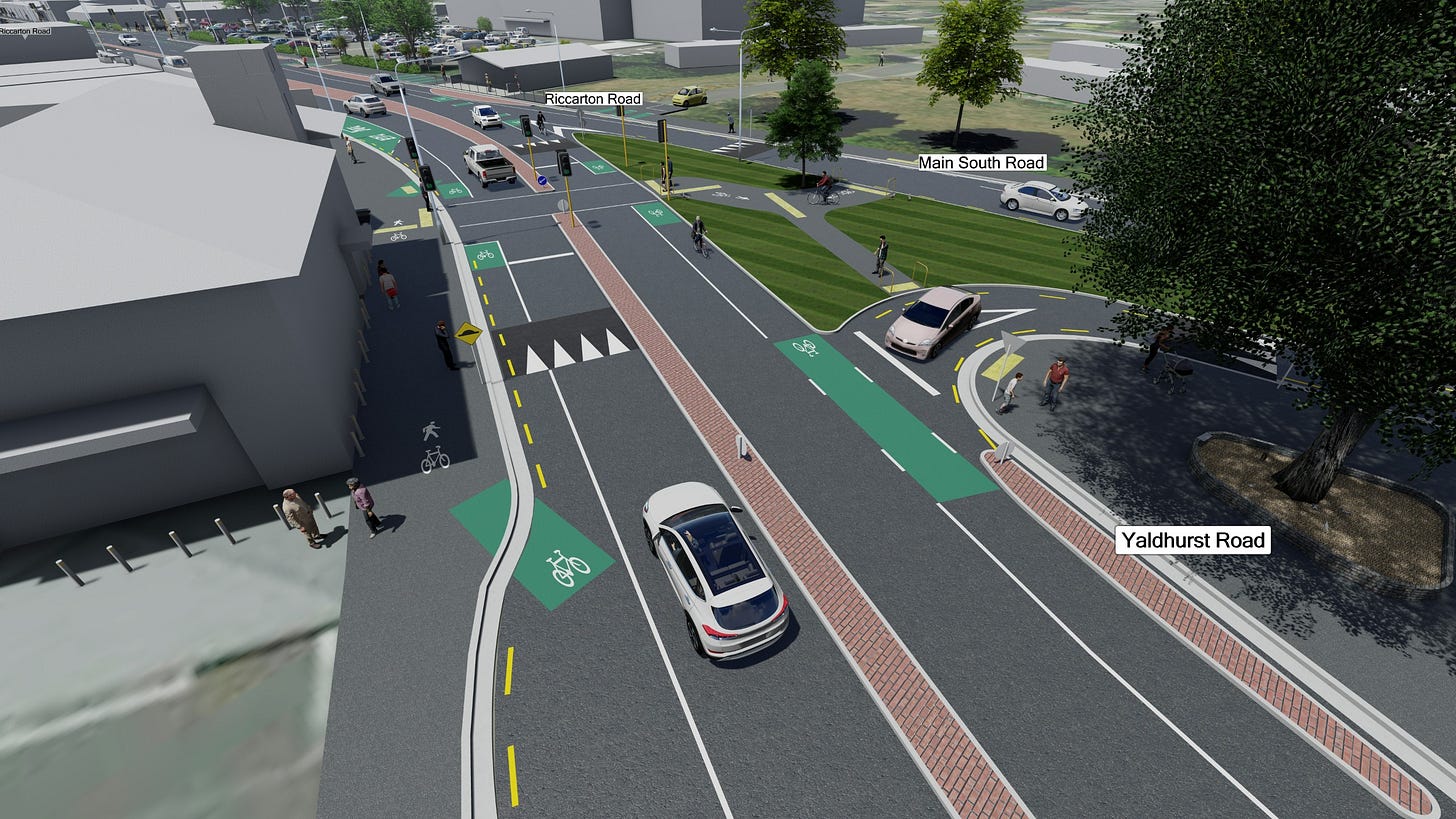 Artists impression of Option A