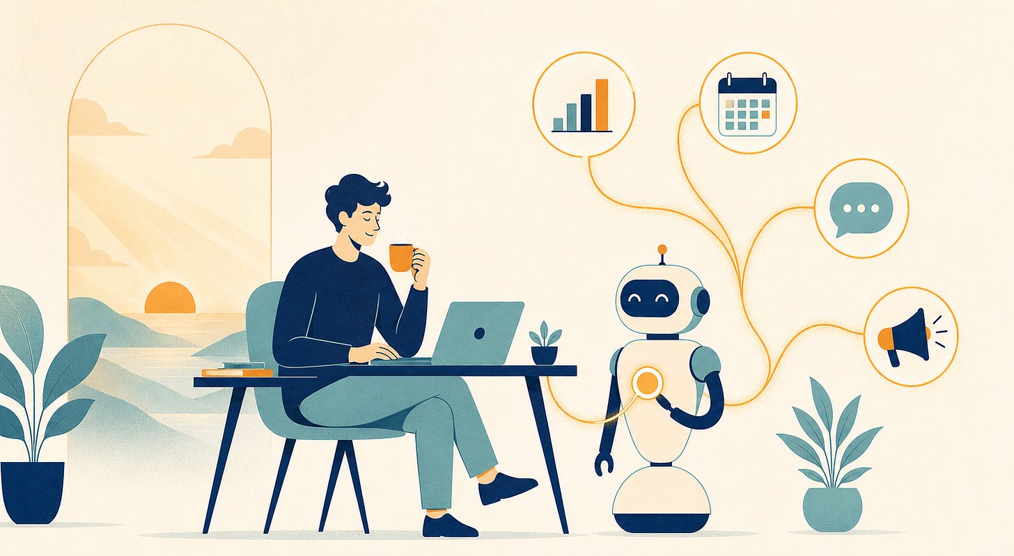 Ai cũng hỏi mình xài con AI nào. Nhưng tự động hóa chưa bao giờ là chuyện con AI.
