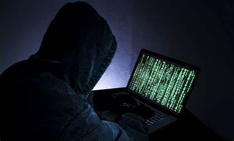 A hacker at work - although, only an artist's impression