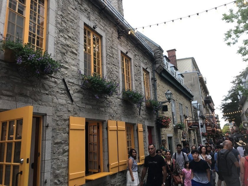 Rue du Petit-Champlain, Quebec City | Broke Girl Abroad