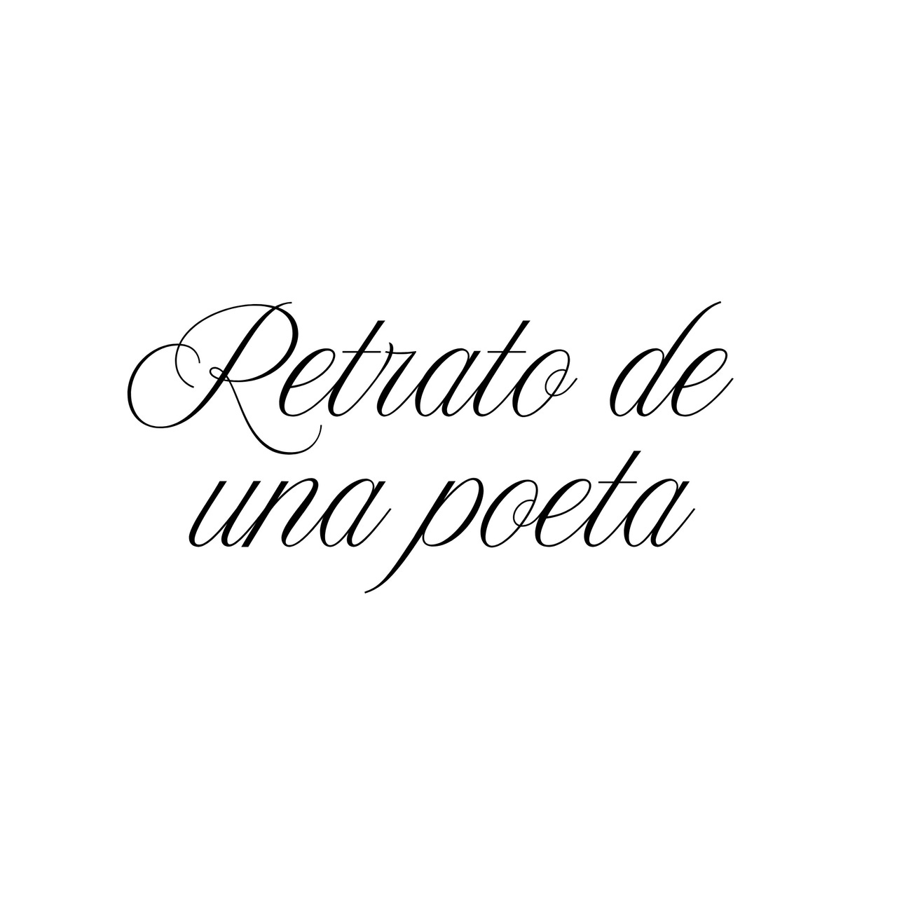 Retrato de una poeta