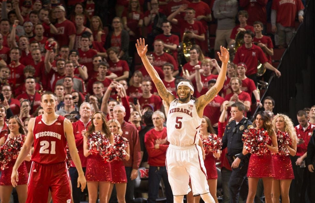 Huskers upset No. 9 Wisconsin, clinch fourth place in Big Ten