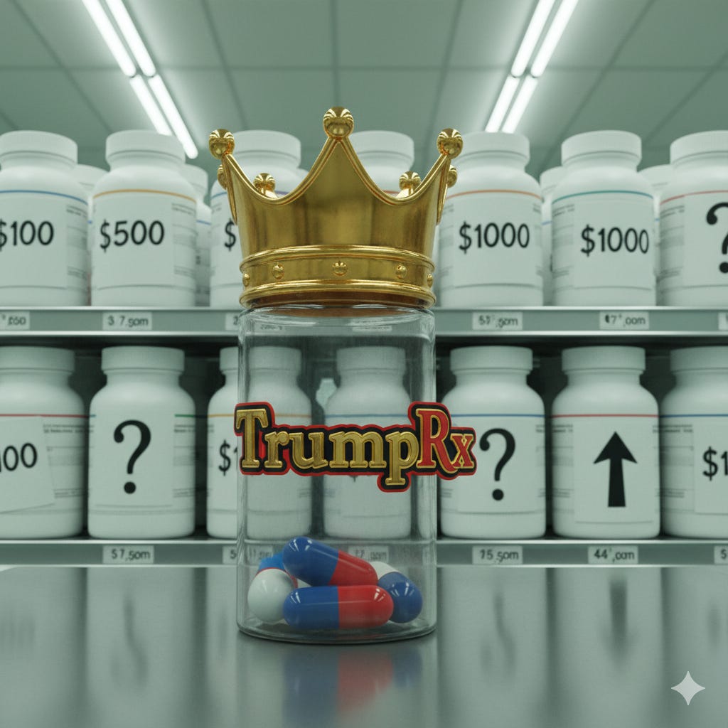 Government Rx 💊 TrumpRx: When the President Plays Pharmacist While Families Suffer