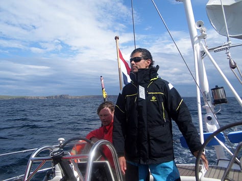 'Cherokee' sails from Wick in Scotland to Orkney