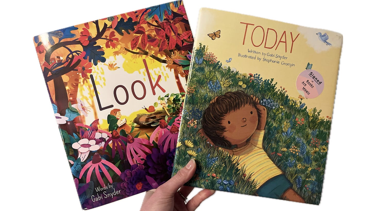 Gabi Snyder books LOOK and TODAY