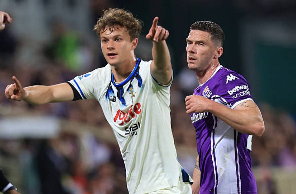 FLORENCE, ITALY - MAY 22: Giorgio Scalvini of Atalanta BC reacts during the Serie A match between ACF Fiorentina and Atalanta BC at Artemio Franchi on May 22, 2026 in Florence, Italy. (Photo by Gabriele Maltinti/Getty Images) FLORENCE, ITALY - MAY 22: Giorgio Scalvini of Atalanta BC reacts during the Serie A match between ACF Fiorentina and Atalanta BC at Artemio Franchi on May 22, 2026 in Florence, Italy. (Photo by Gabriele Maltinti/Getty Images)