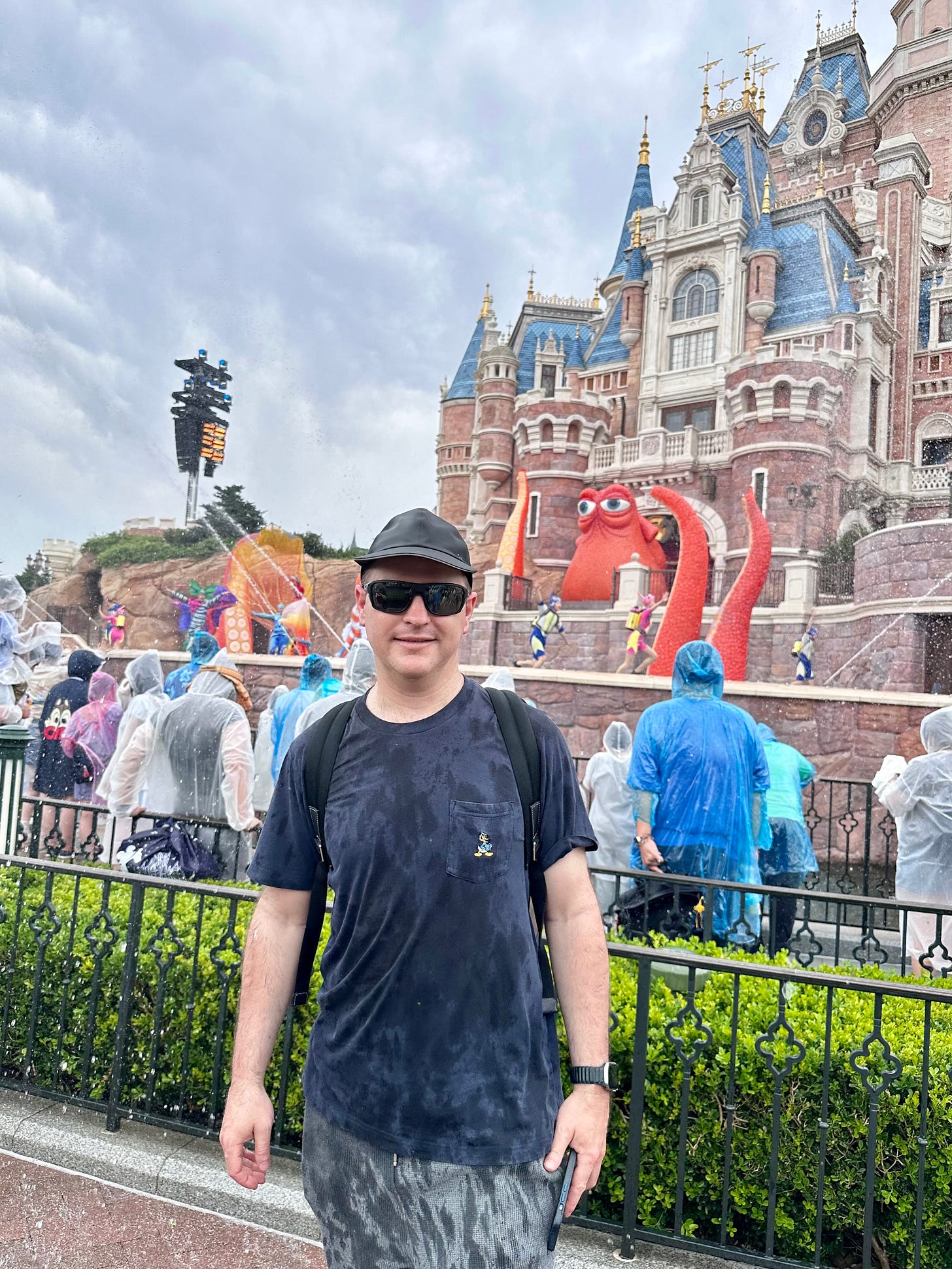 I got a little wet during Shanghai Disney's "Summer Blast" Castle Show