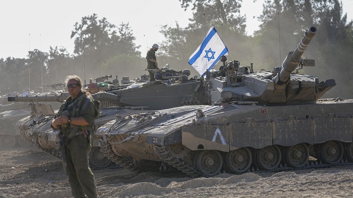Forças Israelenses avançam contra grupo terrorista Hamas em Gaza