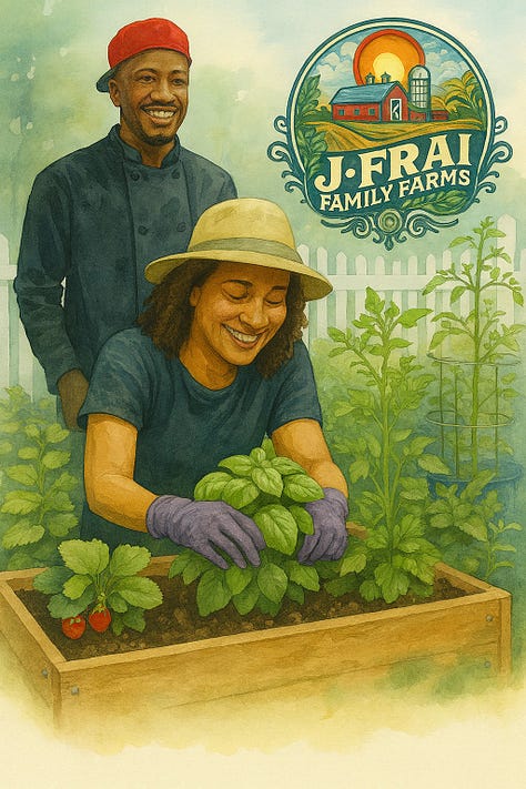 a grid of farms from across the US