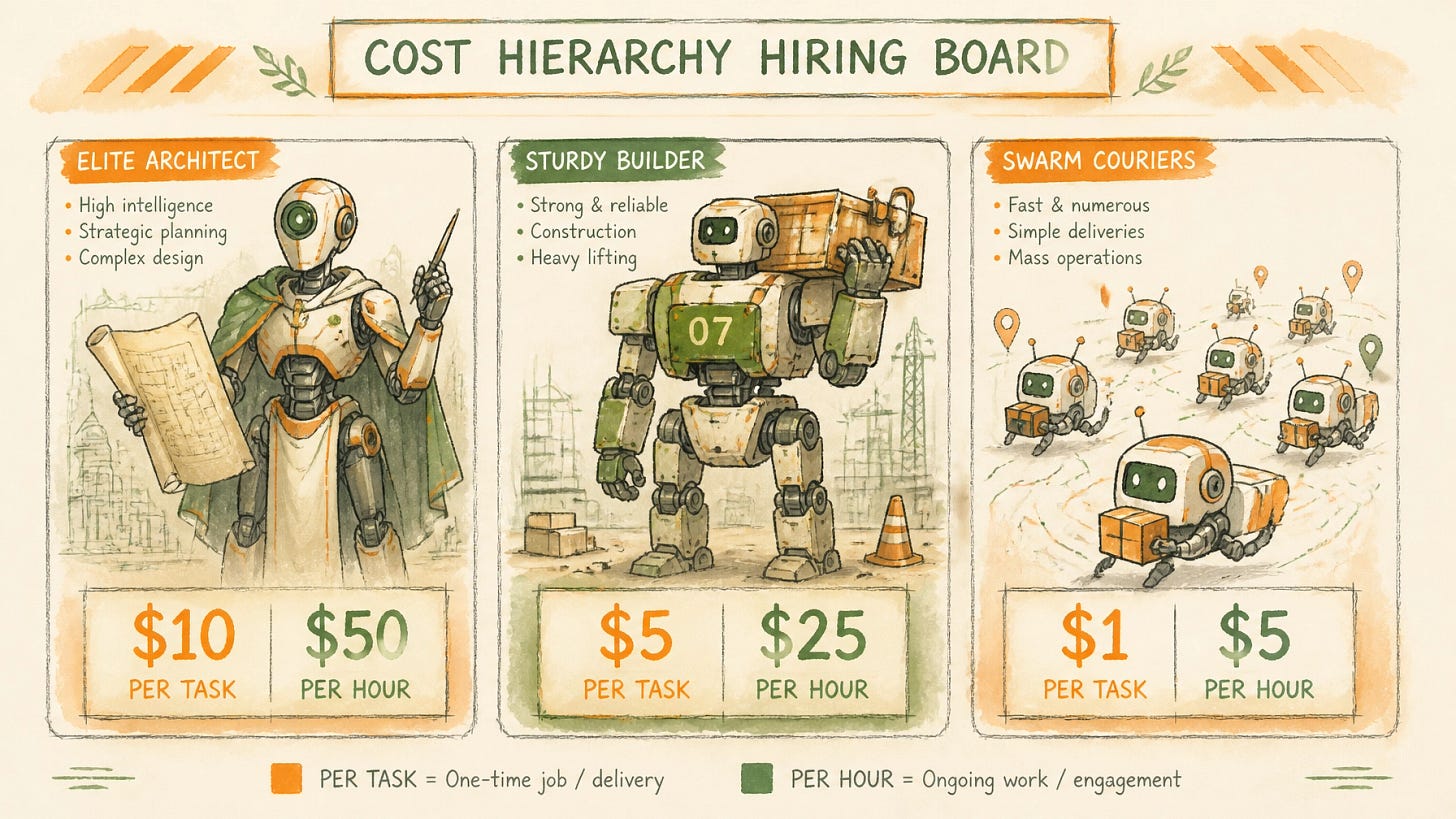 Claude model pricing tiers compared: Fable 5 at $10/$50 per million tokens, Opus 4.8 at $5/$25, and Haiku 4.5 at $1/$5.
