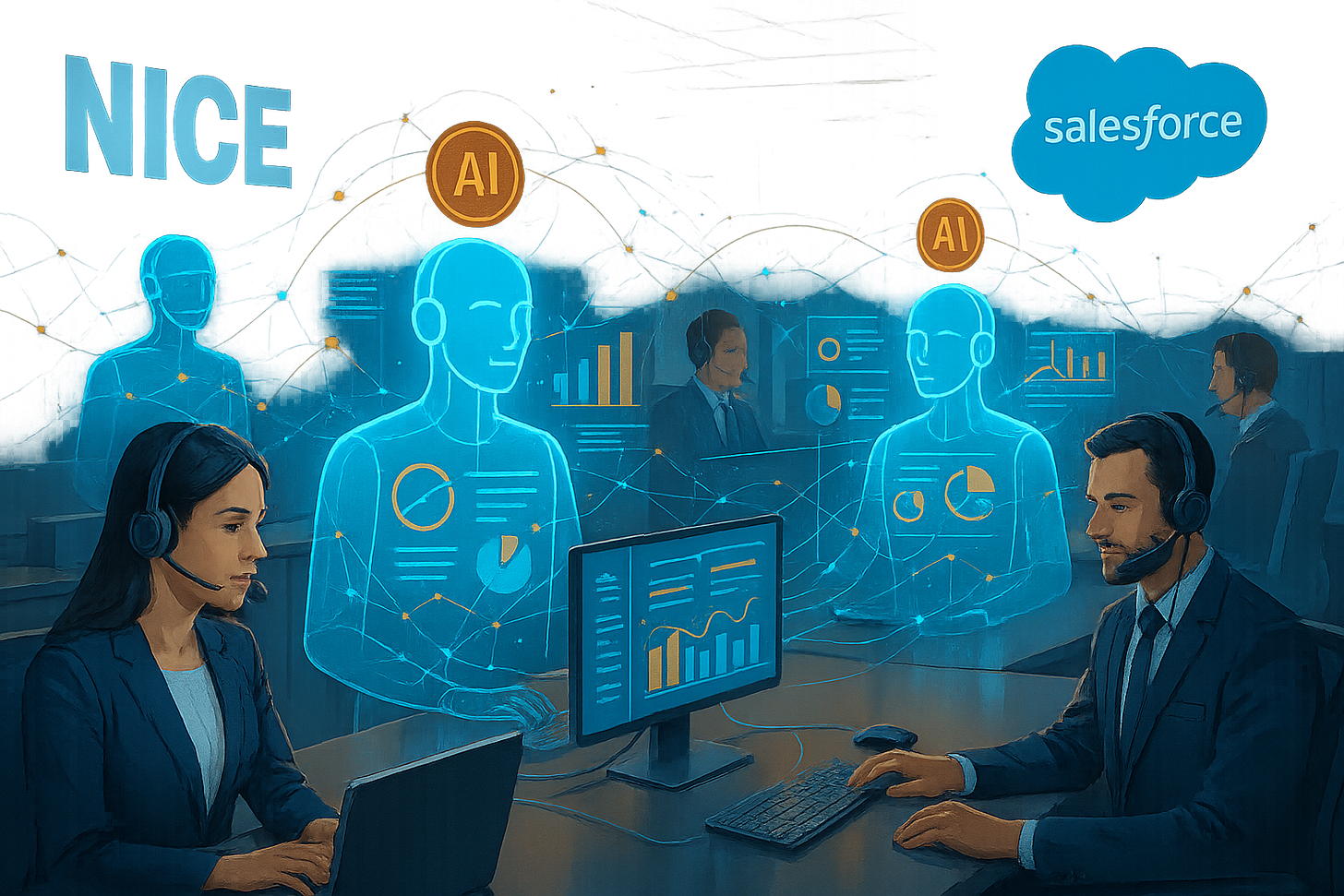 NICE and Salesforce partner to deliver agentic AI-first customer experience solutions