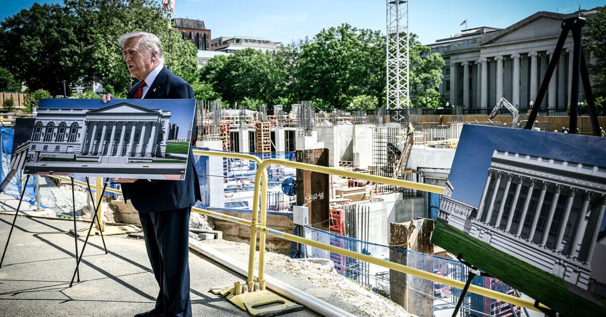 DOJ lawyer argues the courts can't stop Trump's ballroom project DOJ lawyer argues the courts can't stop Trump's ballroom project