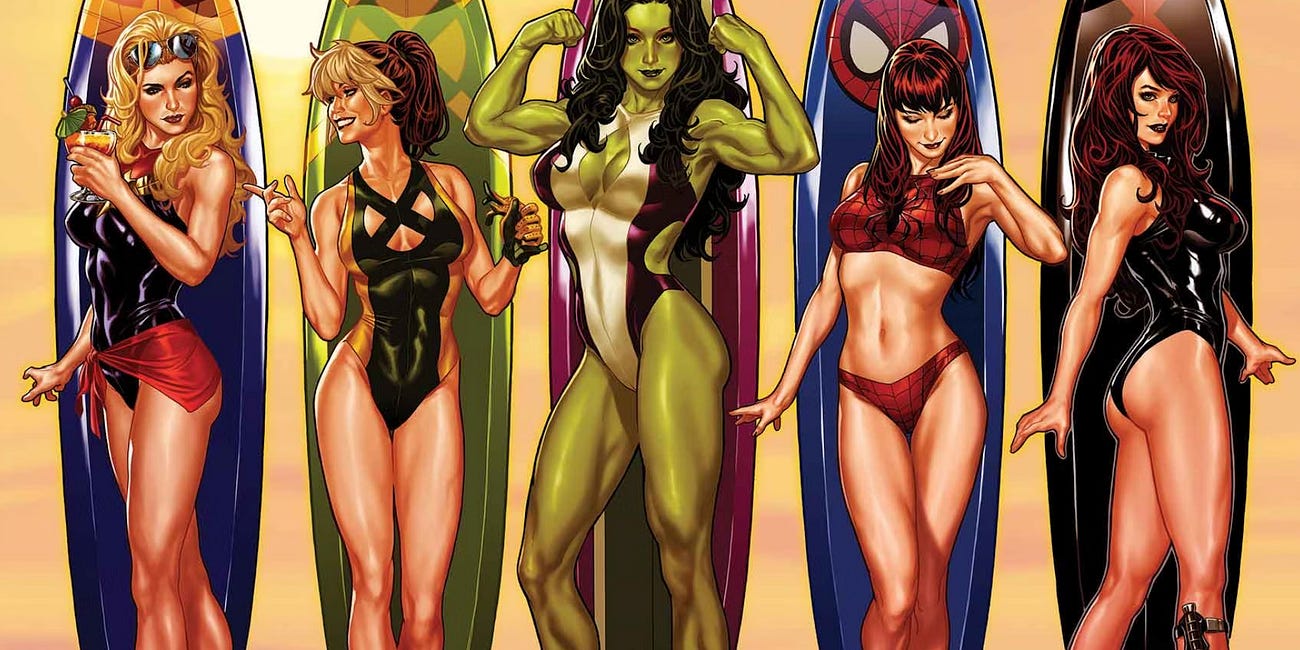 Marvel Comics Tries To Bring Back More 90s Nostalgia With A New Marvel Swimsuit Special
