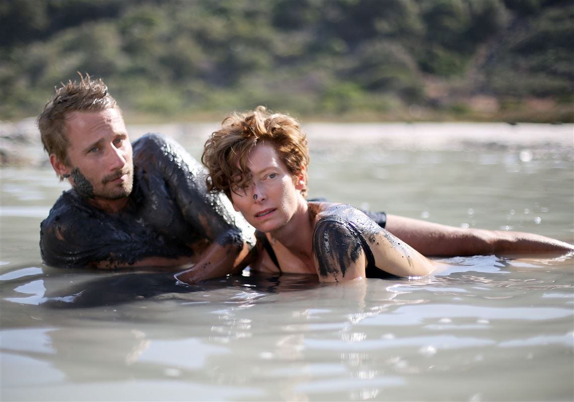 Movie Review: 'A Bigger Splash' rides wave of big acting from Tilda Swinton  and Ralph Fiennes | Pittsburgh Post-Gazette