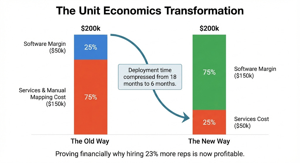 A graph showing the cost of a unit economics transformation

AI-generated content may be incorrect.