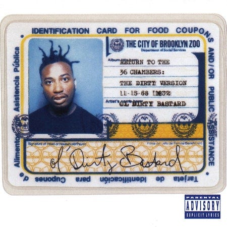 Ol' Dirty Bastard: Return to the 36 Chambers: The Dirty Version Album  Review | Pitchfork
