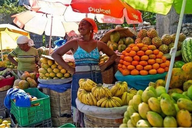 Haitian market, everything is organic... Love this pic | Haitian food ...
