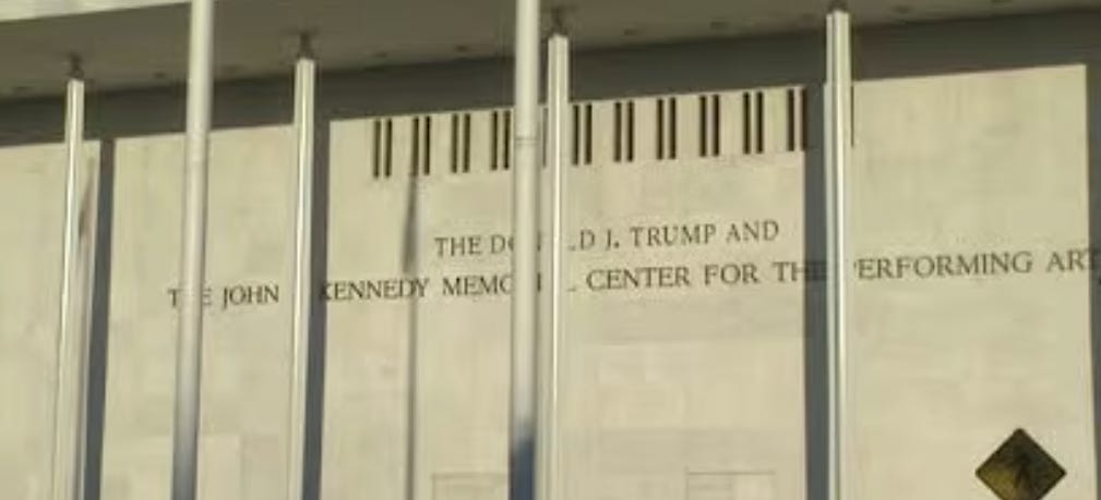 Trump Is Being Erased As The Kennedy Center Begins To Remove His Name