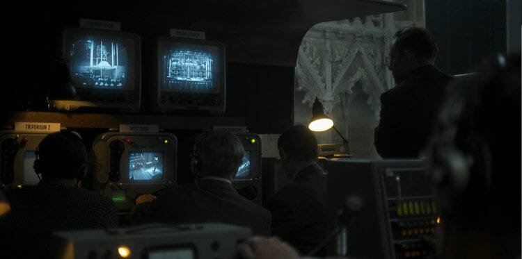 The new masters of the grand narrative, deciding what series of moving images would define the coronation for millions of viewers