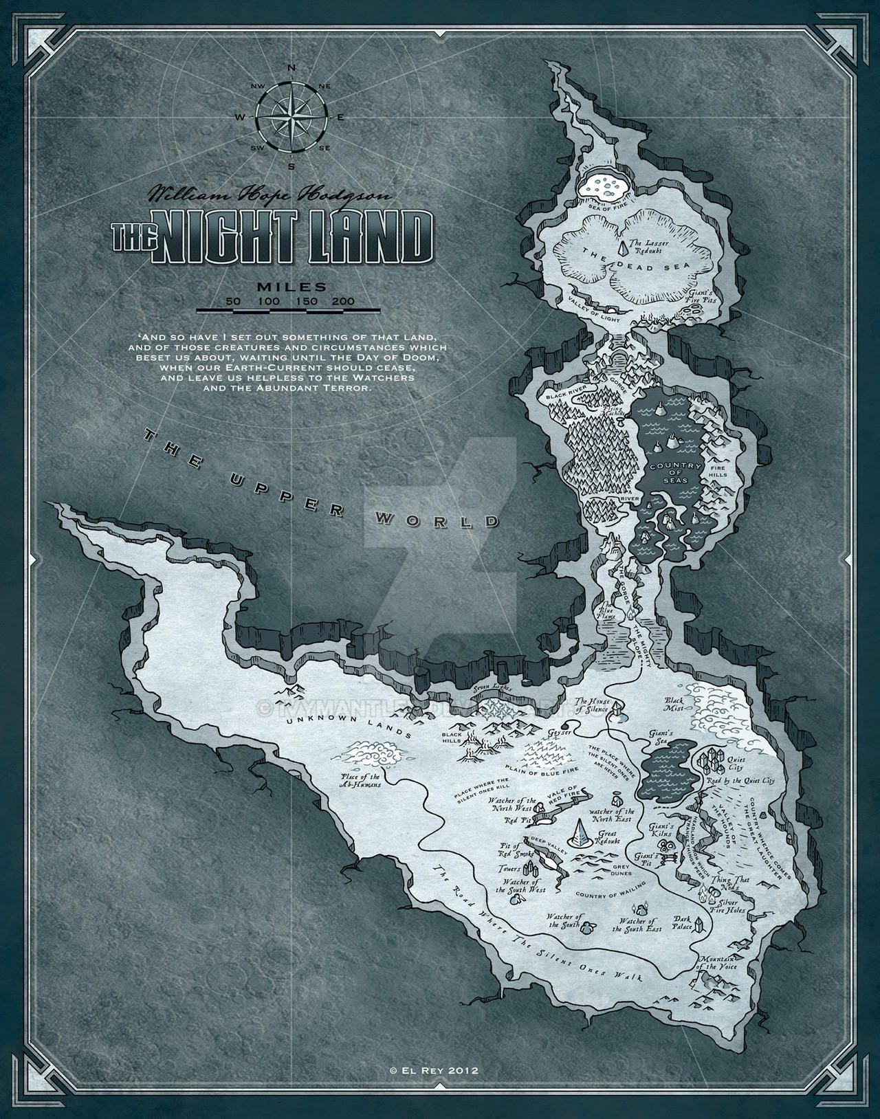 The Night Land Map