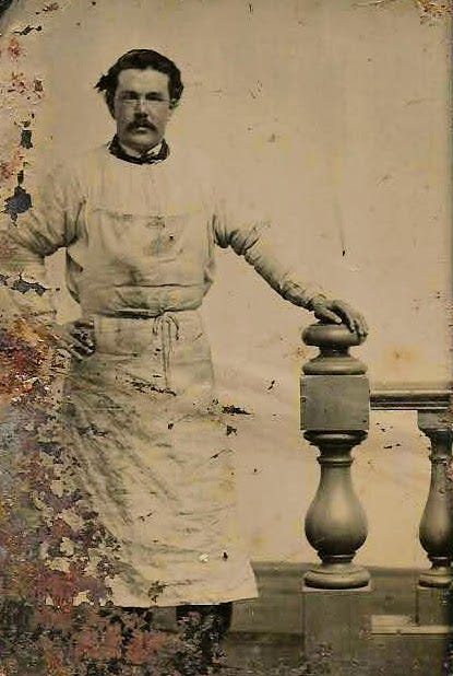Man in white