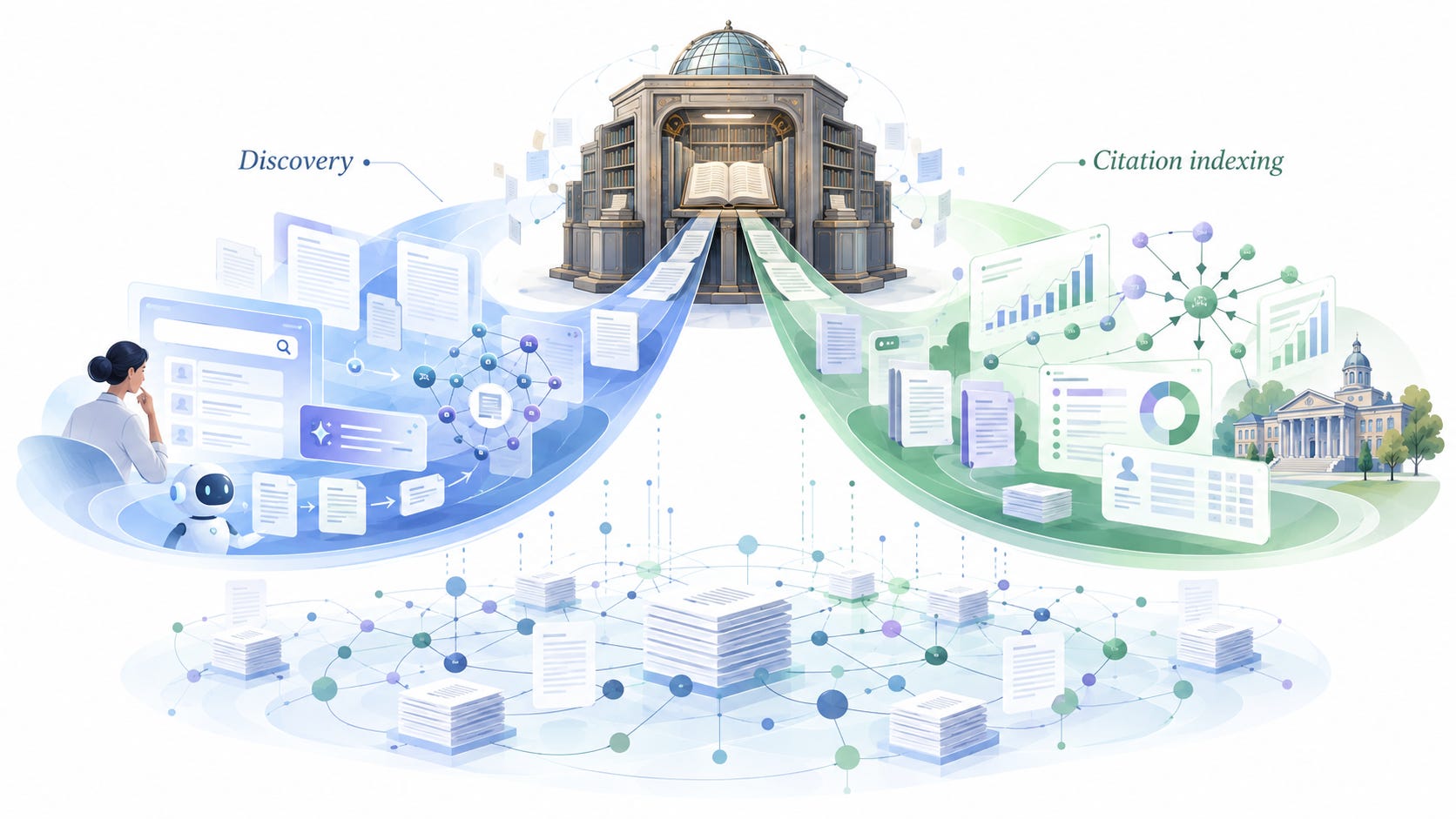 Revisiting my 2020 predictions about scholarly discovery: Why AI search tools don't need their own citation indexes